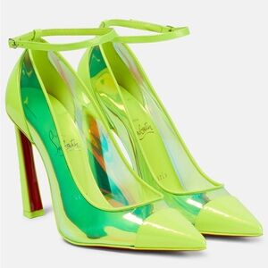 Christian Louboutin Iridescent Neon Heels